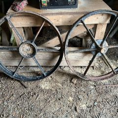 Cast iron wheels