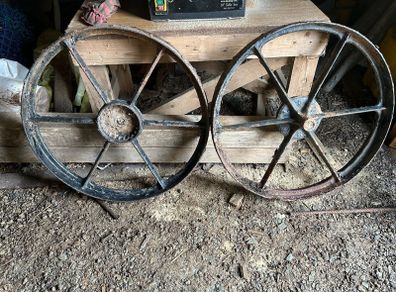 Cast iron wheels
