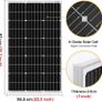 100W 18V Monocrystalline Solar Panel to Charge 12V Battery for Caravan Van RV Boat Off-grid home Image 4