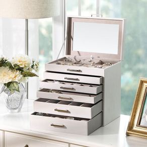 Jewellery box 6 tier 5 drawer   High quality workmanship