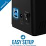 Sabrent USB 3.0 (UASP) SATA SSD/HDD 3.5"/2.5" External Hard Drive Docking Station with Automatic Sleep Mode (EU+UK Plug) (Brand New/Warranty) Image 7
