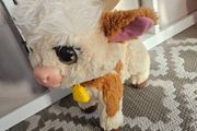FurReal Plush Toy Interactive Pet Maggie the Feed &amp; Follow Cow