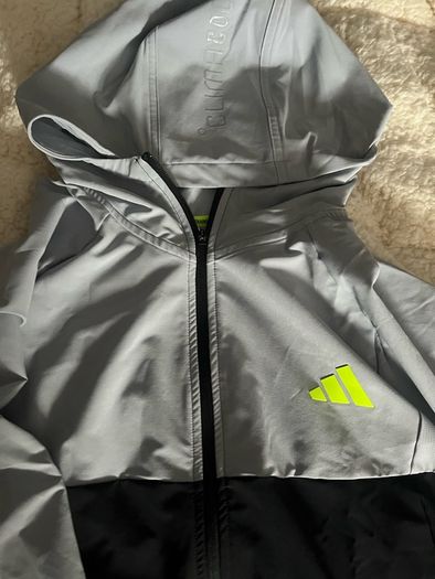 Adidas ClimaCool tech top Training hoodie Zip-Up Sweatshirt with Zipped Pockets, Size XL