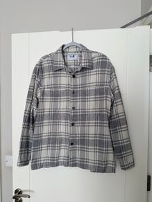 NN07 (No Nationality) Men's Grey Check Shirt - size large