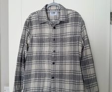NN07 (No Nationality) Men's Grey Check Shirt - size large