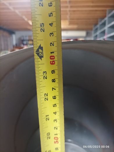 600mm ventilation duct 90 degree bend