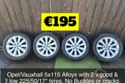Various Opel / Vaxhaul, 5x115 Alloy Wheels / Steel Wheel &amp; Space Savers - 16" 17" 18" @ OCG
