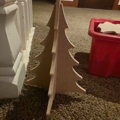 wooden xmas tree