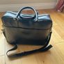 Paul Smith Mens City Embossed Black Leather Portfolio Folio Laptop Briefcase Bag Image 2
