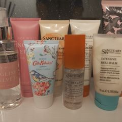 hand lotion, body lotion and body spray