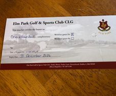 4 Ball Elm Park Golf Voucher
