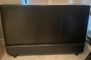 Very Sturdy 4Ft 6 Leather Double Bed Frame - Can Deliver