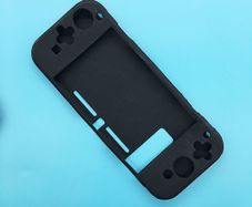 Silicone Rubber Gel Console Protective Skin Soft Case Cover For Nintendo Switch Black