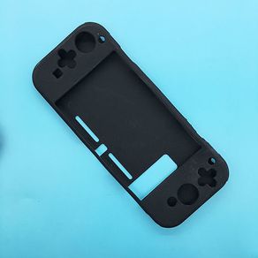Silicone Rubber Gel Console Protective Skin Soft Case Cover For Nintendo Switch Black