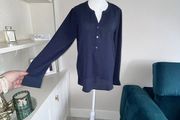 Ladies Navy Blouse from Jacqueline De Yong Size UK 8 / EU 36