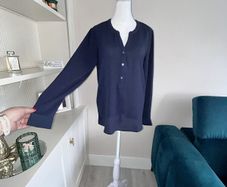 Ladies Navy Blouse from Jacqueline De Yong Size UK 8 / EU 36