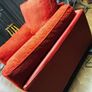 1 seater Armchair red.. Mirage Image 2