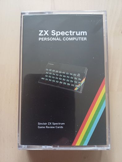 Sinclair ZX Spectrum Retro Computer Game Cards Cassette Box 2020 NEW
