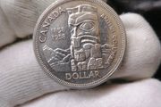 1958 Canada Silver One Dollar Coin