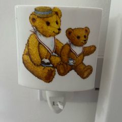 Ceramic Teddy Bear night light for nursery