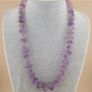 Beautiful Vintage Melon Shape Purple Ameythst Beads Necklace 22 inches Image 5