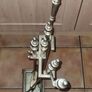 Classic brass fireplace accessories set Image 5