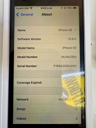 iPhone SE 1st gen