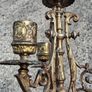 A Pair Of Nineteenth Century Bronze/Brass Candelabras(3.8kgs) Image 5