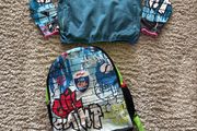 Kellogg Cul camp size 4A age 11-12 ruck sack and fleece