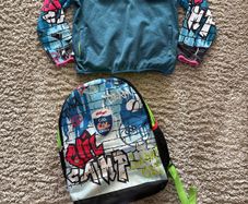 Kellogg Cul camp size 4A age 11-12 ruck sack and fleece