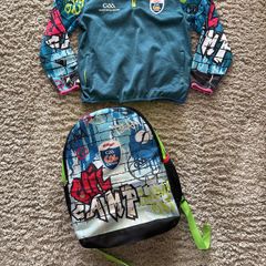 Kellogg Cul camp size 4A age 11-12 ruck sack and fleece