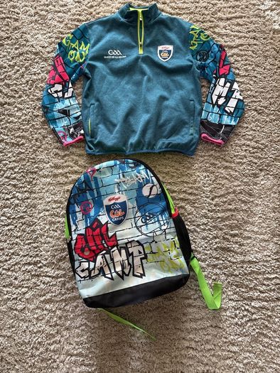 Kellogg Cul camp size 4A age 11-12 ruck sack and fleece