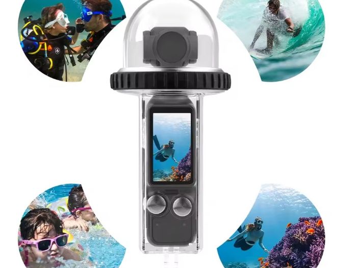 40M Waterproof Case For DJI Osmo Pocket 3 Underwater Diving Housing
