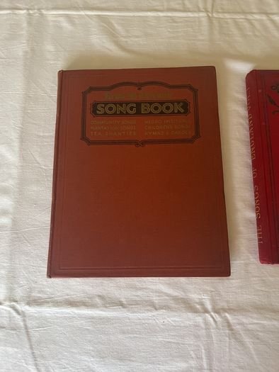 The songs of England volume I, 1894 edited by J.L.Hatton, Royal edition book and The News Chronicle Song book compiled by T.P.Ratcliff book