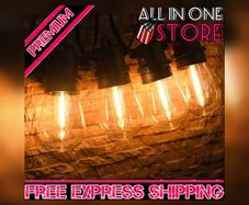LED Festoon Lights Outdoor String Lights 120FT with 35 Plastic Bulbs IP65 Festoon Lights Mains Powered Patio Lights for Garden Balcony Party (FREE POSTAGE)