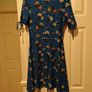 Blue Pattern Debenhams Dress Image 2
