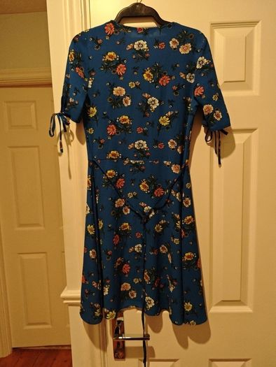 Blue Pattern Debenhams Dress