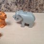 Lego Duplo Elephant Female Lion And Cubs Figures Animals Zoo Safari Vintage Image 3