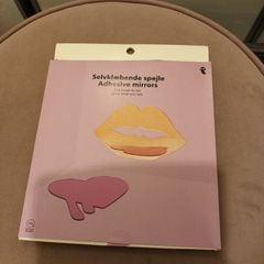 2 x adhesive love mirrors