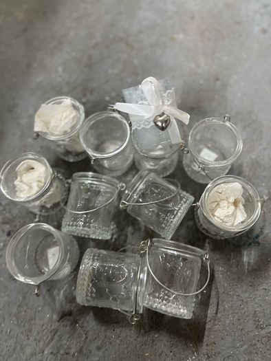 glass bottles