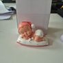 baby girl cake topper ornament Image 2