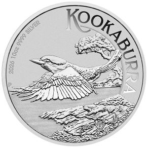 2026 Australia 10 Dollars 10 oz Silver Bullion Coin Australian Kookaburra BU ( In Capsule)