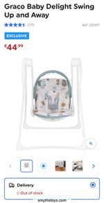 Baby swing - immaculate condition