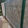 Fence, green mesh with posts Image 6