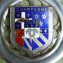 Vintage Car Badge Champagne Reims Image 2