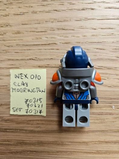 lego nex010 clay moorington, set 70315, 70321, 70317