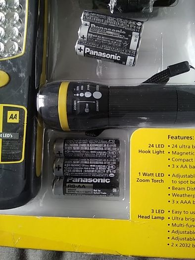 AA 3 Piece Torch Set