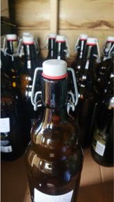Brown Empty Bottles 1 L
