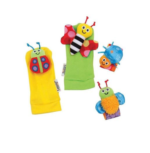 Tony Lamaze Gardenbug Wrist Rattle Foot Finder Set