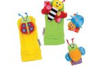 Tony Lamaze Gardenbug Wrist Rattle Foot Finder Set